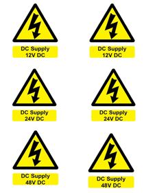 Battery Hazard Label Pack