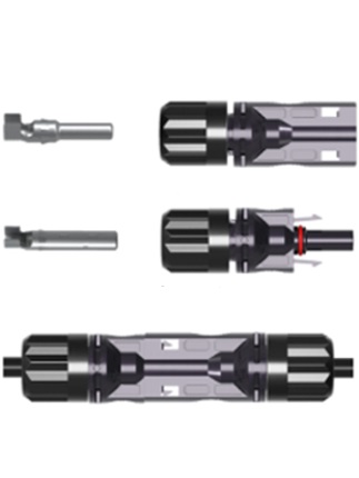 Tlian T4-PC-1 Connector 1000V for Canadian Solar modules - Pair male and female