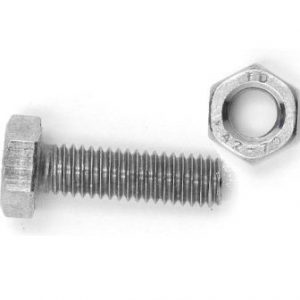 Hexag. Bolt M6x20 & Hex. Flange nut M6, /24